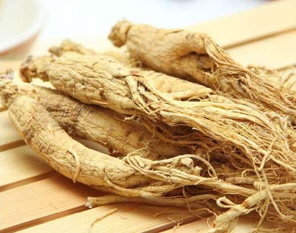 Ginseng root is an ancient folk medicine that stimulates male potency